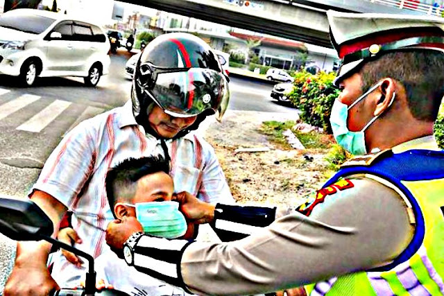 Kabar Razia Masker dengan Denda Rp 250.000 di di Jakarta, Jabar dan Seluruh Indonesia, Hoax