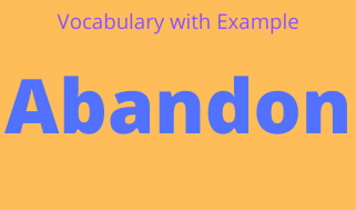 Vocabulary with Example