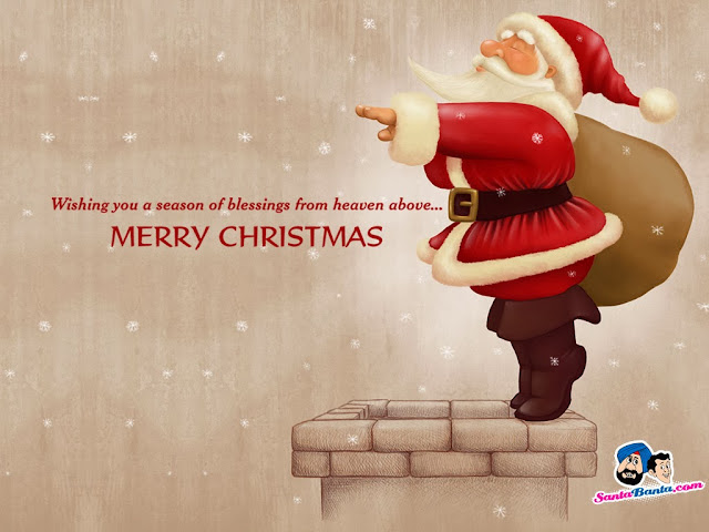 Merry Christmas Santa Claus Wallpaper