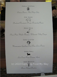 Dinner In The Dark Menu Front