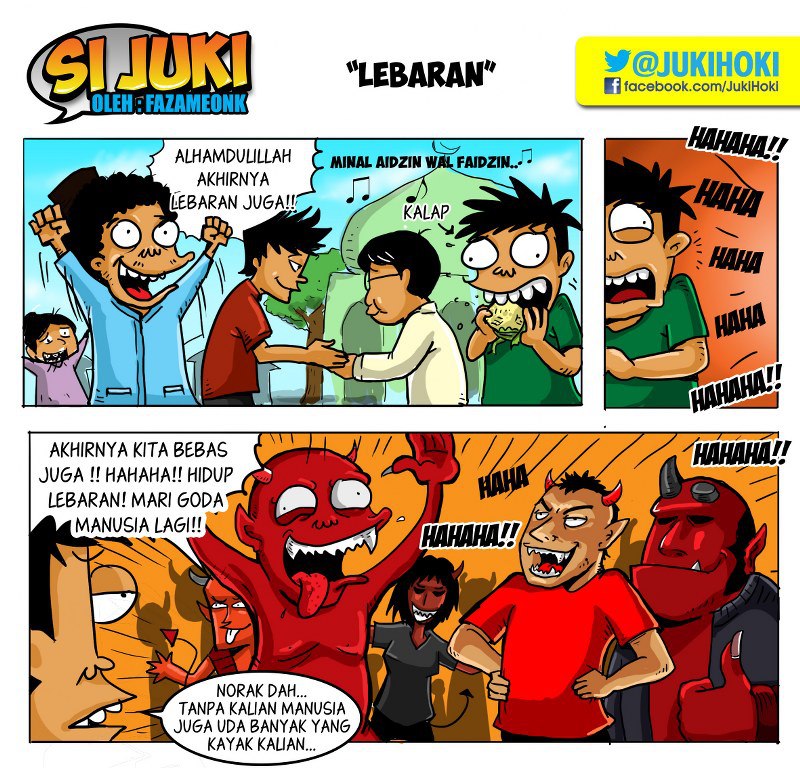 Gambar Lucu, cerita lucu, Komik si Juki  baKOnAS