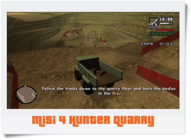 Misi 4 Hunter Quarry GTA San Andreas