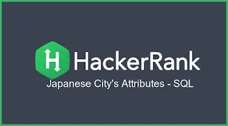 Japanese City's Attributes query in SQL