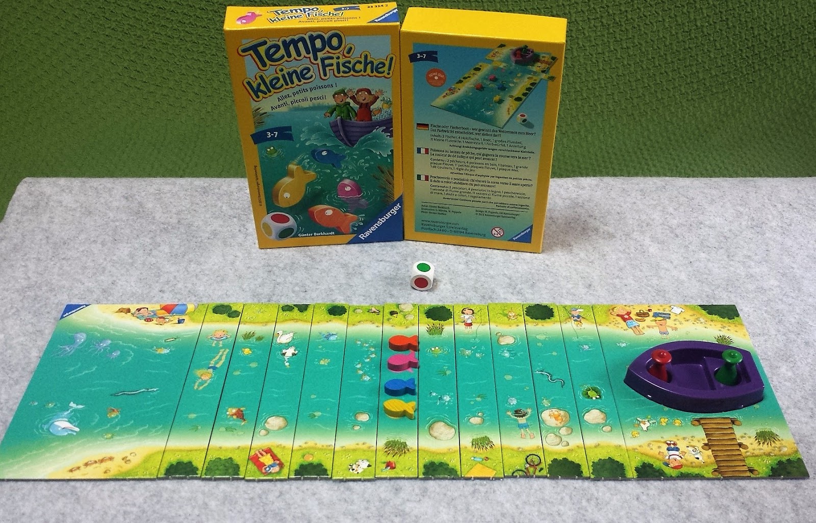 親子でボードゲーム おさかなクン Tempo Kleine Fische