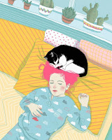 Artista italiano crea coloridas ilustraciones que muestran lo adorables que pueden ser los gatos