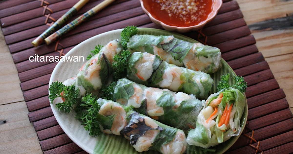 Resepi Vietnamese Spring Rolls/ Popia Vietnam  Resipi 