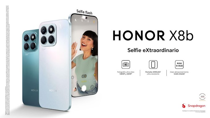 El HONOR X8b, con cámara de selfies de 50MP con flash, llegó a Arequipa