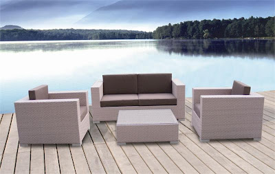  Furniture Sets on This Fabulous Modern Outdoor All Weather Furniture Set Is Crafted Of