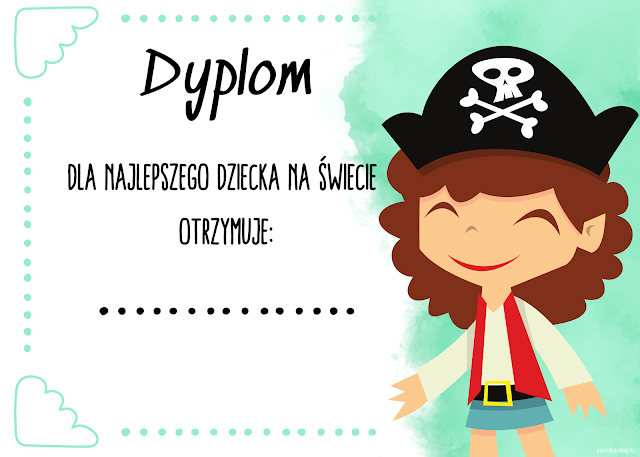 dyplomy na Dzień Dziecka