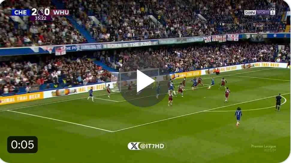 CHE 3-0 WHU: Watch Madueke Sensational Goal against West Ham
