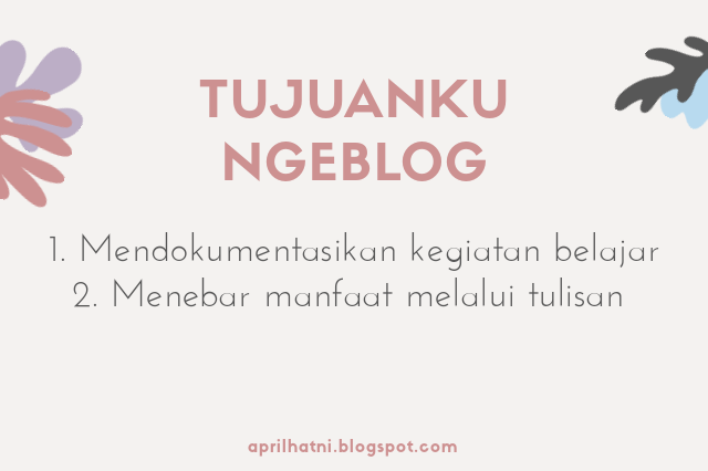 tujuan ngeblog