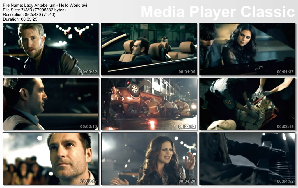 lady antebellum hello world. Lady Antebellum - Hello World