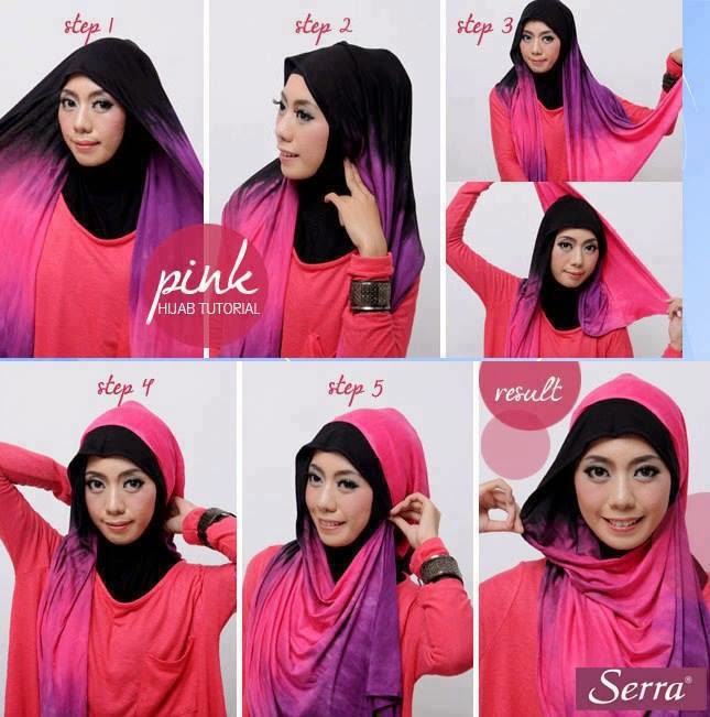 Tutorial Hijab Pashmina Sifon