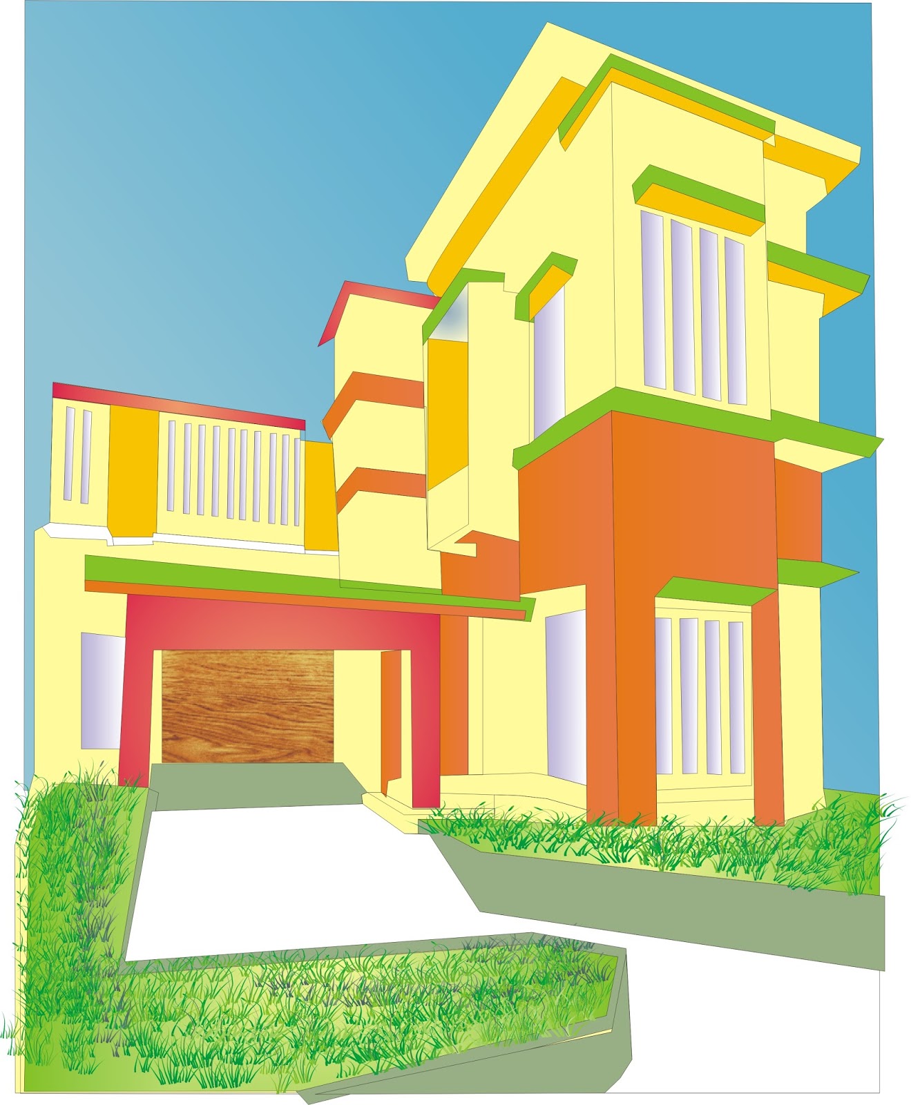 64 Desain Rumah Minimalis Corel Draw Desain Rumah Minimalis Terbaru