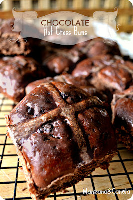 Receta hot cross buns