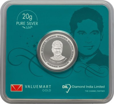 Dil Sachin Tendulkar S 999 20 g Silver Coin