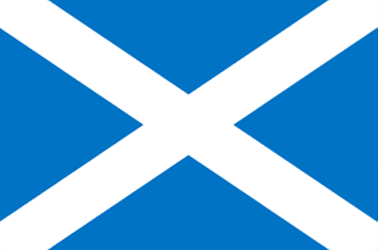 Scotland Flag - Official flag of Scotland.