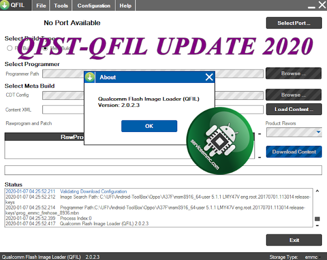 QPST/QFIL(Flashtool Qualcomm)-Update Terbaru 2020