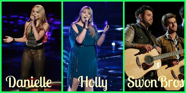 The Voice Season 4 Team Blake: Danielle Bradbery, Holly Tucker and The Swon Brothers
