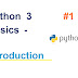 Python 3 Programming Tutorial - Introduction To Python Basics