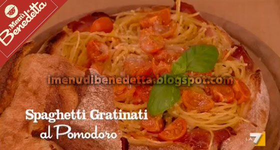 Spaghetti Gratinati al Pomodoro di Benedetta Parodi