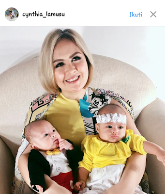 Bayi Kembar Cyntia Lamusu dan Sirya Saputra