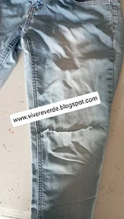VivereVerde: DIY toppa personalizzata per riparare strappi sui jeans