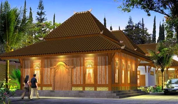 GAMBAR Desain Rumah Klasik Jawa Terbaru Model Minimalis 