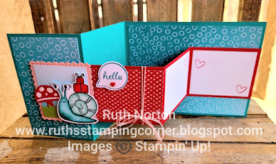 stampin' up, snailed it, snail mail