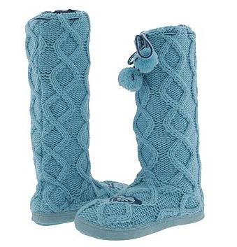 knitted boots