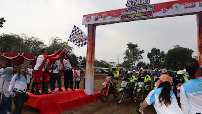 Dandim Pemalang Bersama Ribuan Trail Offroader Ikuti Trabas Kamtibmas di Kejene