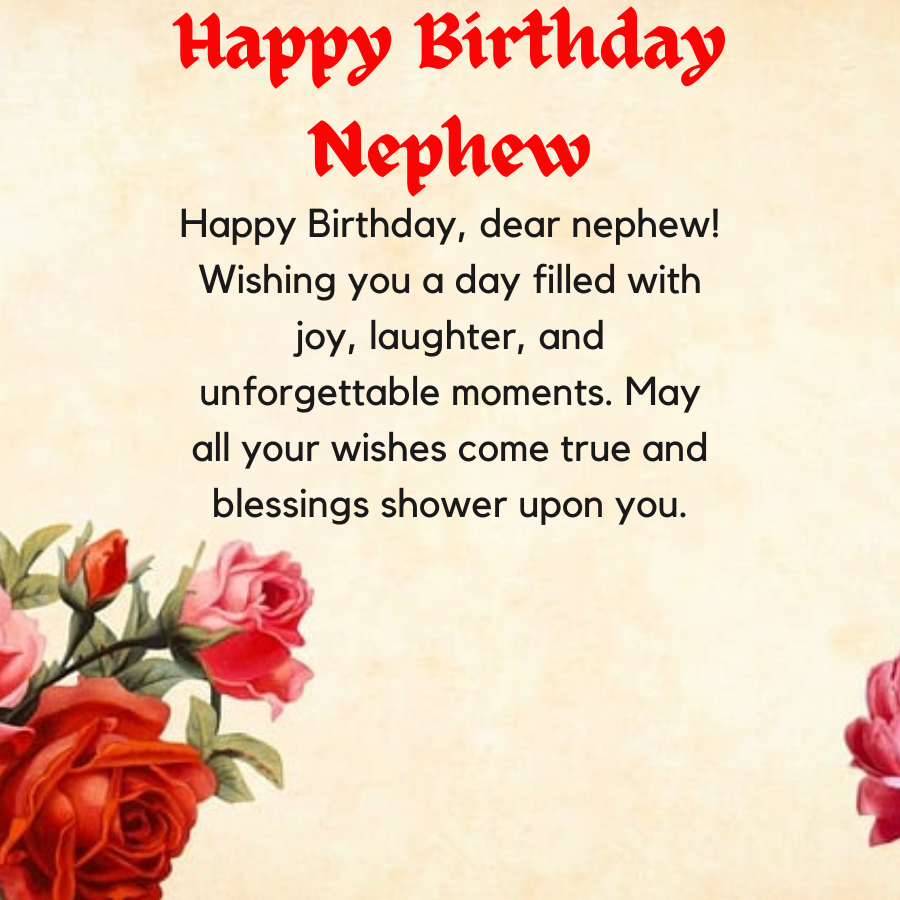 happy birthday nephew quotes and images