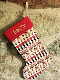 Handmade Personalised Christmas Stocking Etsy George