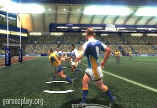 rugby league 3 nintendo wii game players on pitch