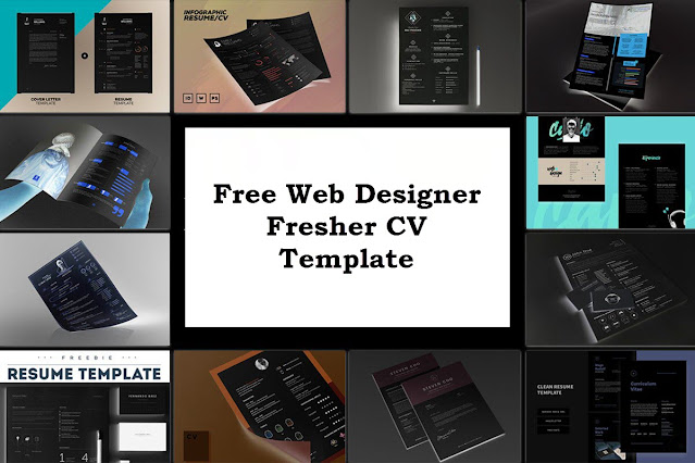 Free Web Designer Fresher CV Template