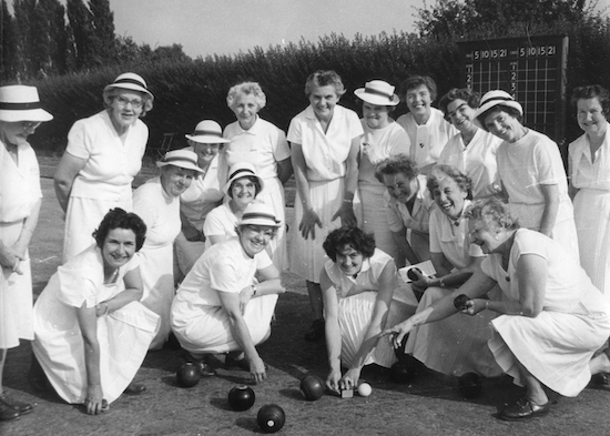 North Mymms Bowls Club Women's team 1980s