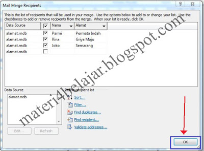 Dalam kehidupan kita sehari hari selalu berkaitan dengan banyak dokumen yang isinya berbed Cara Membuat Mail Merge Pada Ms.Word 2010
