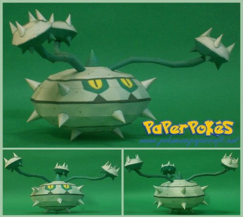 Pokemon Ferrothorn Papercraft