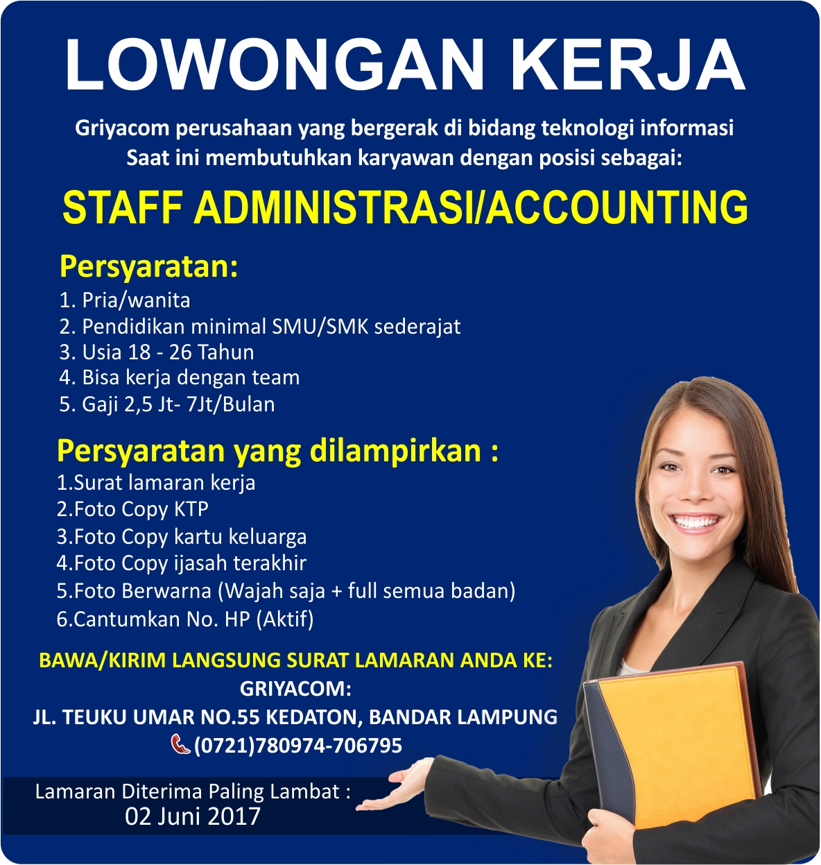 Lowongan Bank Bri Lampung - Lowongan Kerja Indonesia