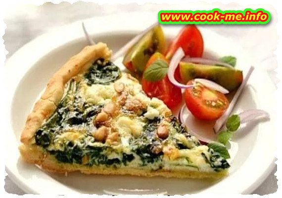 Spinach pie with feta