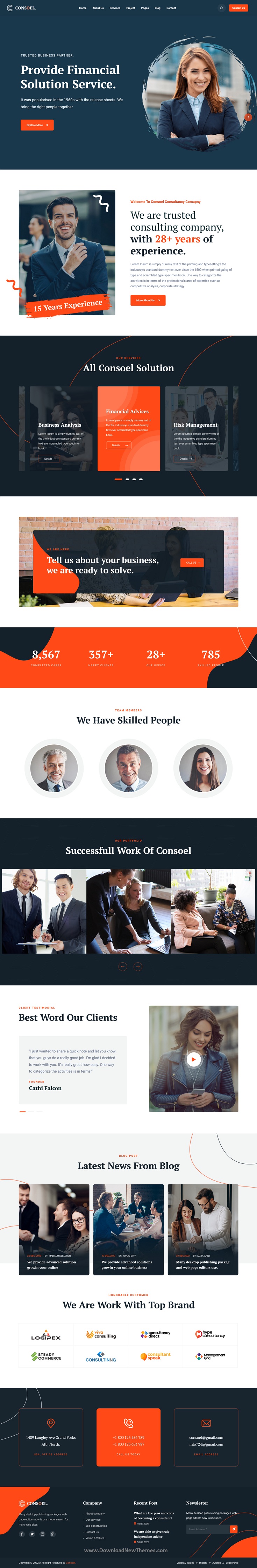 Consoel - Consulting Business Next Js Template Review