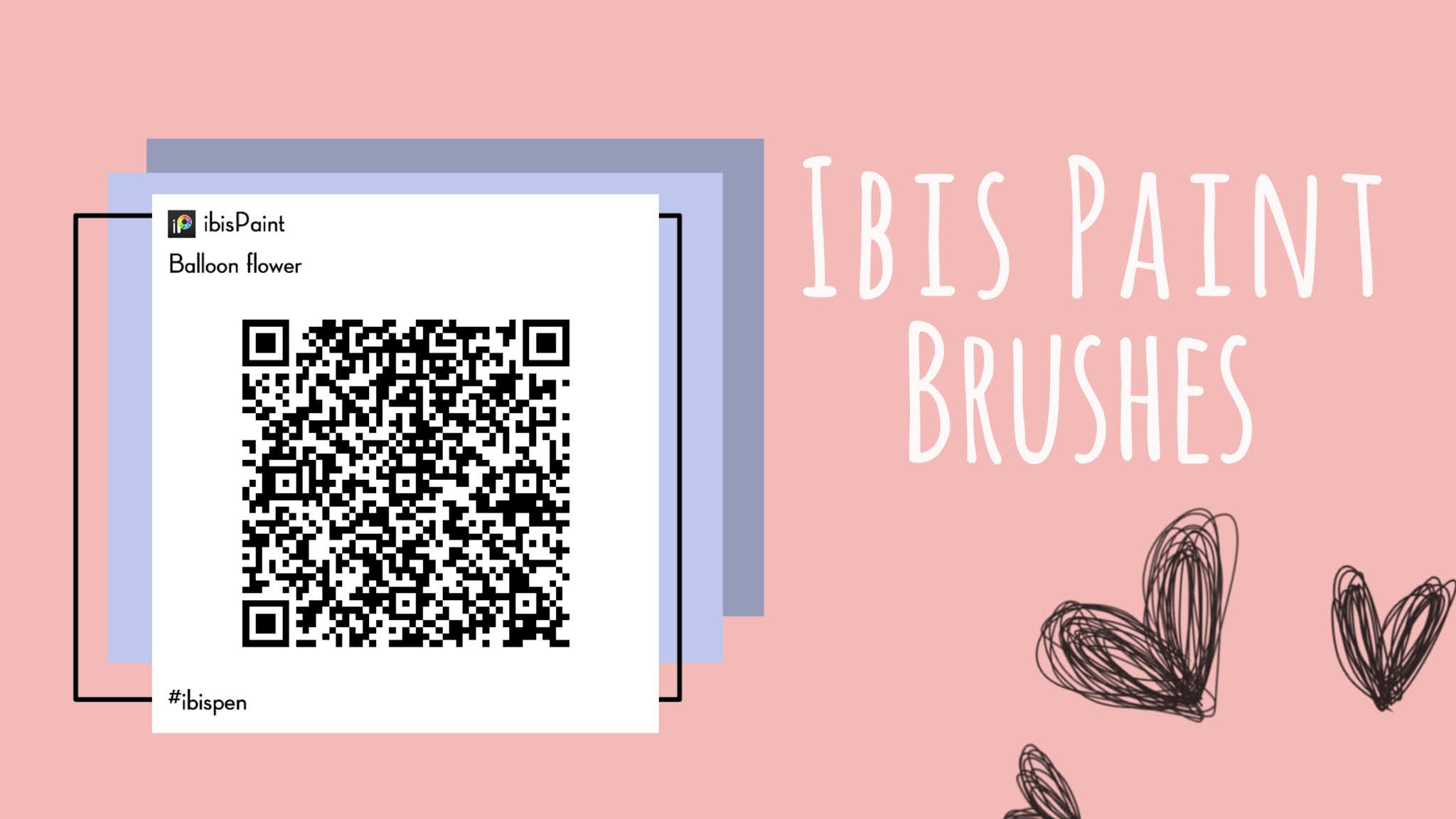 Ibis Paint Brushes With QR Codes Download Free