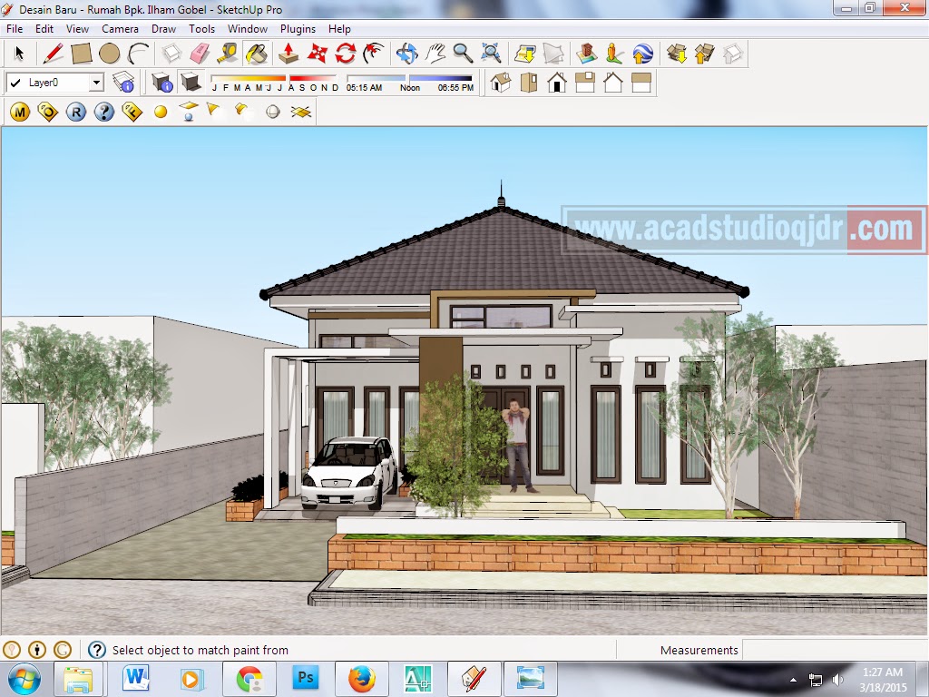  Rumah  Minimalis  2  Lantai  Sketchup  Expo Desain  Rumah 