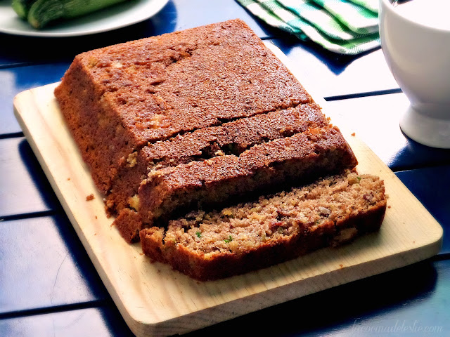 Pineapple Zucchini Bread w/ Pecans - lacocinadeleslie.com