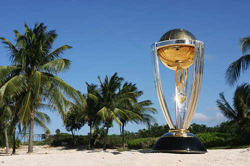 world cup cricket trophy photos