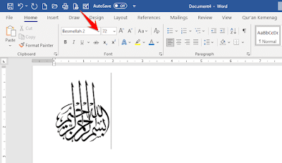 Cara Install Font Kaligrafi Arab