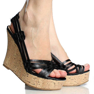 Black Wedge Shoes
