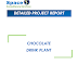 Project Report on Chocolate Drink Plant