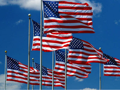 american flag background. old american flag background.