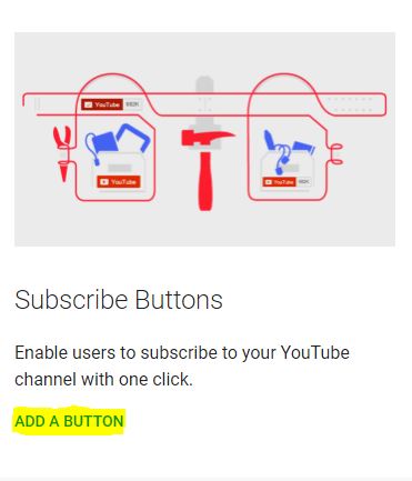  Configure a YouTube subscription Button